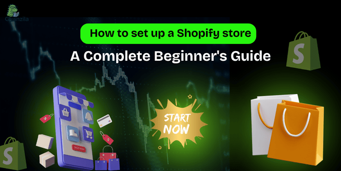 Step-by-step guide showing how to set up a Shopify store with easy customization options.