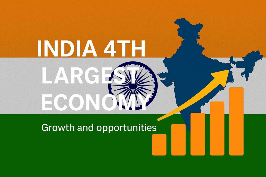 India 4th largest economy milestone: Growth and opportunities.