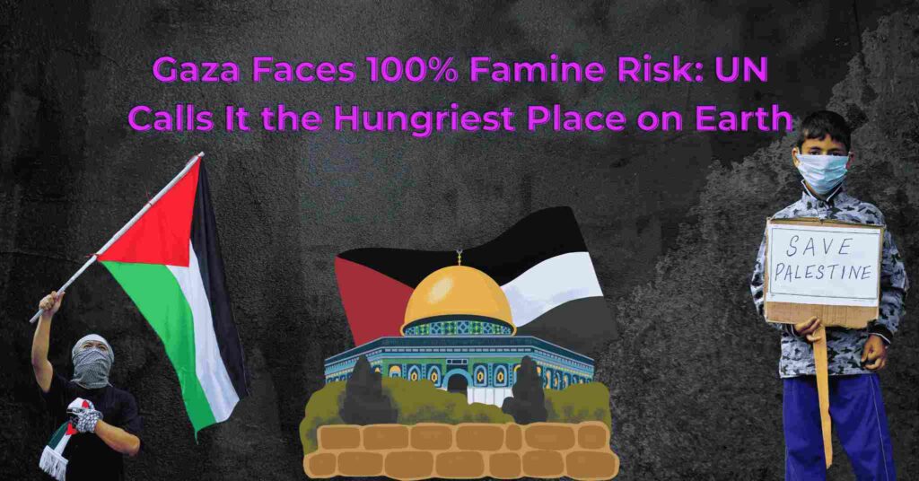Children affected by the Gaza humanitarian crisis 2025 during food shortage