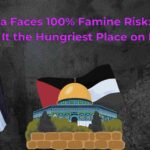 Children affected by the Gaza humanitarian crisis 2025 during food shortage