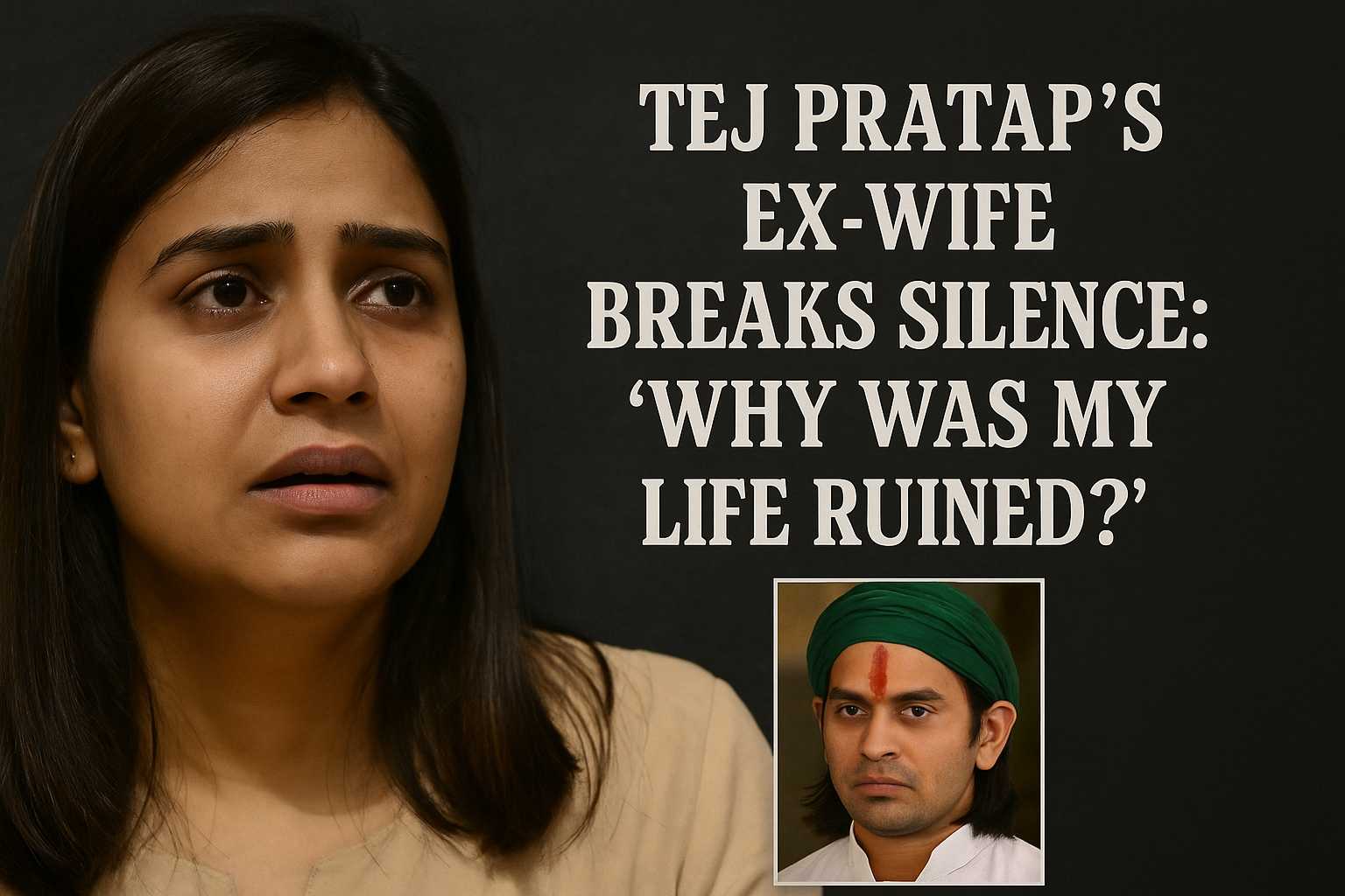 Tej Pratap Ex Wife Aishwarya Rai speaks out about her ruined marriage