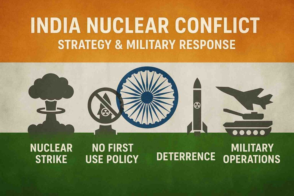 Indian military forces showcasing strength amid India nuclear conflict