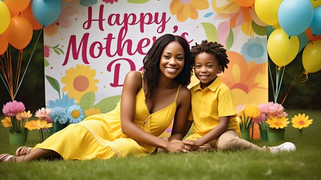 A beautiful moment between a mother and her child, visually representing the emotion behind popular Mother's Day quotes.
