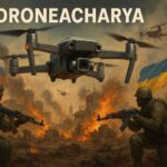A-Saksham Combat Drone operated using DroneAcharya in warfare technology